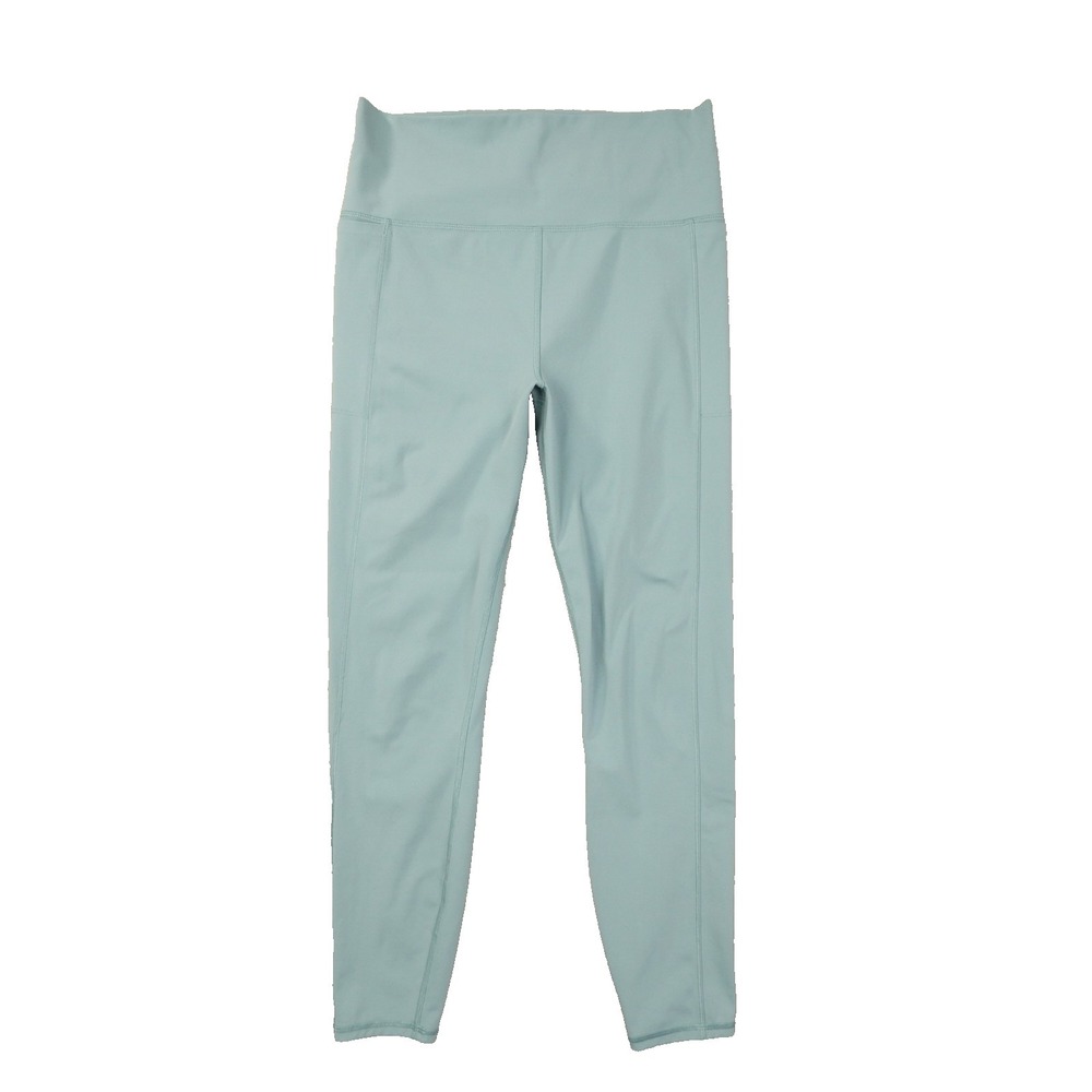 Vuori Studio Pocket Leggings Women's Large Aqua Pockets High Waisted Gym Yoga